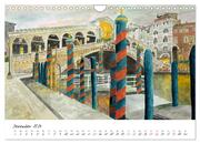 Venedig in stillen Aquarellen (Wandkalender 2024 DIN A4 quer), CALVENDO Monatskalender - Abbildung 14
