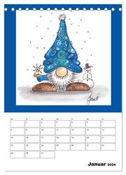 WichtelParade (Tischkalender 2024 DIN A5 hoch), CALVENDO Monatskalender - Abbildung 3