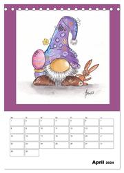 WichtelParade (Tischkalender 2024 DIN A5 hoch), CALVENDO Monatskalender - Abbildung 6