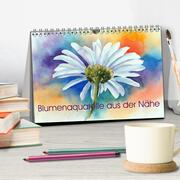 Blumenaquarelle aus der Nähe (Tischkalender 2024 DIN A5 quer), CALVENDO Monatskalender - Abbildung 2