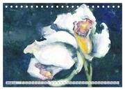 Blumenaquarelle aus der Nähe (Tischkalender 2024 DIN A5 quer), CALVENDO Monatskalender - Abbildung 3