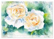 Blumenaquarelle aus der Nähe (Tischkalender 2024 DIN A5 quer), CALVENDO Monatskalender - Abbildung 4