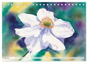Blumenaquarelle aus der Nähe (Tischkalender 2024 DIN A5 quer), CALVENDO Monatskalender - Abbildung 9