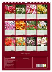 Lilien im Garten (Wandkalender 2024 DIN A3 hoch), CALVENDO Monatskalender - Abbildung 1