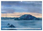 Neuseeland in Aquarell (Wandkalender 2024 DIN A2 quer), CALVENDO Monatskalender - Abbildung 5