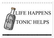 Gin & Tonic Die Besten Sprüche und Wortspiele (Tischkalender 2024 DIN A5 quer), CALVENDO Monatskalender - Abbildung 3