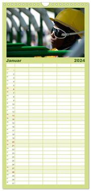 Familienplaner 2024 - Faszination Galopprennen in Baden-Baden mit 5 Spalten (Wandkalender, 21 x 45 cm) CALVENDO - Abbildung 2