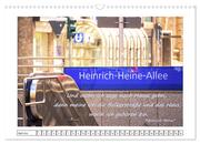 Düsseldorfer Ansichten mit Zitaten von Heinrich Heine (Wandkalender 2024 DIN A3 quer), CALVENDO Monatskalender - Abbildung 6