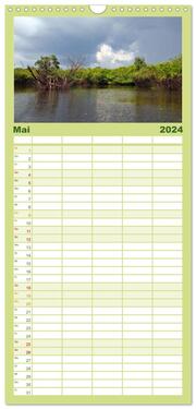 Familienplaner 2024 - Am Amazonas mit 5 Spalten (Wandkalender, 21 x 45 cm) CALVENDO - Abbildung 6