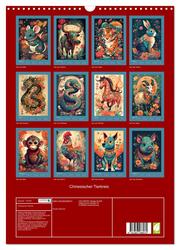 Chinesischer Tierkreis (Wandkalender 2024 DIN A3 hoch), CALVENDO Monatskalender - Abbildung 1