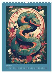 Chinesischer Tierkreis (Wandkalender 2024 DIN A3 hoch), CALVENDO Monatskalender - Abbildung 8