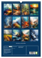 Abstrakte Landschaften (Wandkalender 2024 DIN A3 hoch), CALVENDO Monatskalender - Abbildung 1