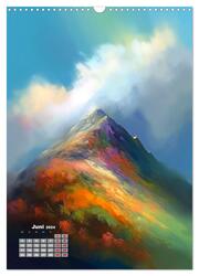Abstrakte Landschaften (Wandkalender 2024 DIN A3 hoch), CALVENDO Monatskalender - Abbildung 8