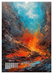 Abstrakte Landschaften (Wandkalender 2024 DIN A3 hoch), CALVENDO Monatskalender - Abbildung 9