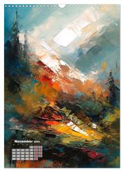 Abstrakte Landschaften (Wandkalender 2024 DIN A3 hoch), CALVENDO Monatskalender - Abbildung 13