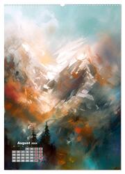 Abstrakte Landschaften (hochwertiger Premium Wandkalender 2024 DIN A2 hoch), Kunstdruck in Hochglanz - Abbildung 9