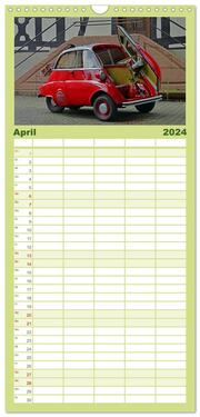 Familienplaner 2024 - BMW Isetta - Die Knutschkugel mit 5 Spalten (Wandkalender, 21 x 45 cm) CALVENDO - Abbildung 5
