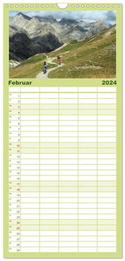 Familienplaner 2024 - Mountainbike Traumpfade mit 5 Spalten (Wandkalender, 21 x 45 cm) CALVENDO - Abbildung 3