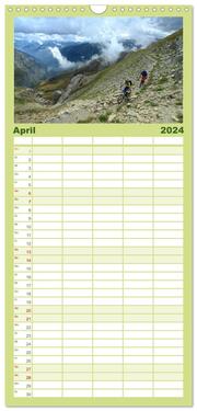 Familienplaner 2024 - Mountainbike Traumpfade mit 5 Spalten (Wandkalender, 21 x 45 cm) CALVENDO - Abbildung 5