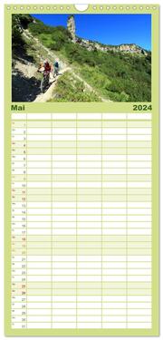 Familienplaner 2024 - Mountainbike Traumpfade mit 5 Spalten (Wandkalender, 21 x 45 cm) CALVENDO - Abbildung 6