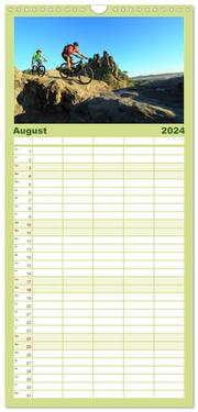 Familienplaner 2024 - Mountainbike Traumpfade mit 5 Spalten (Wandkalender, 21 x 45 cm) CALVENDO - Abbildung 9