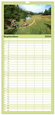 Familienplaner 2024 - Mountainbike Traumpfade mit 5 Spalten (Wandkalender, 21 x 45 cm) CALVENDO - Abbildung 10