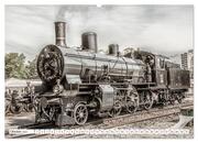 Dampflokomotiven - dampfende Stahlkolosse (hochwertiger Premium Wandkalender 2024 DIN A2 quer), Kunstdruck in Hochglanz - Abbildung 11
