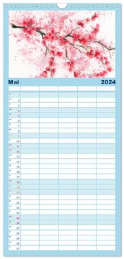 Familienplaner 2024 - Jahreszeiten Aquarelle mit 5 Spalten (Wandkalender, 21 x 45 cm) CALVENDO - Abbildung 6