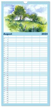 Familienplaner 2024 - Jahreszeiten Aquarelle mit 5 Spalten (Wandkalender, 21 x 45 cm) CALVENDO - Abbildung 9