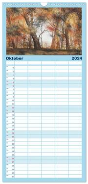 Familienplaner 2024 - Jahreszeiten Aquarelle mit 5 Spalten (Wandkalender, 21 x 45 cm) CALVENDO - Abbildung 11