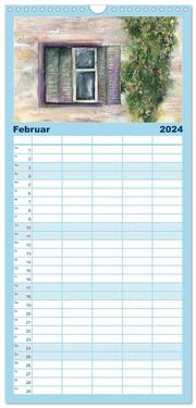 Familienplaner 2024 - Malerische Dorfansichten in Aquarell mit 5 Spalten (Wandkalender, 21 x 45 cm) CALVENDO - Abbildung 3