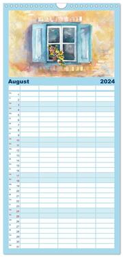 Familienplaner 2024 - Malerische Dorfansichten in Aquarell mit 5 Spalten (Wandkalender, 21 x 45 cm) CALVENDO - Abbildung 9