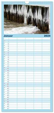 Familienplaner 2024 - AQUA 2024 mit 5 Spalten (Wandkalender, 21 x 45 cm) CALVENDO - Abbildung 2