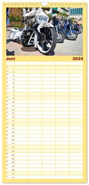 Familienplaner 2024 - BEST OF HARLEY-DAVIDSON BAGGER-STYLE mit 5 Spalten (Wandkalender, 21 x 45 cm) CALVENDO - Abbildung 7