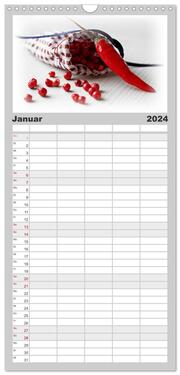Familienplaner 2024 - Hot Chili Küchen Kalender mit 5 Spalten (Wandkalender, 21 x 45 cm) CALVENDO - Abbildung 2