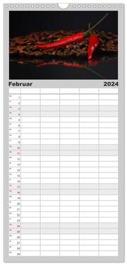 Familienplaner 2024 - Hot Chili Küchen Kalender mit 5 Spalten (Wandkalender, 21 x 45 cm) CALVENDO - Abbildung 3