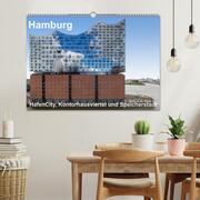 Hamburg. HafenCity, Kontorhausviertel und Speicherstadt. (Wandkalender 2024 DIN A2 quer), CALVENDO Monatskalender - Abbildung 2