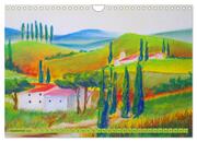 Toskanafarben - Mit Pinsel und Farbe durch die Toskana (Wandkalender 2024 DIN A4 quer), CALVENDO Monatskalender - Abbildung 11