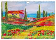Toskanafarben - Mit Pinsel und Farbe durch die Toskana (Wandkalender 2024 DIN A4 quer), CALVENDO Monatskalender - Abbildung 13