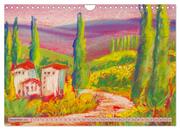 Toskanafarben - Mit Pinsel und Farbe durch die Toskana (Wandkalender 2024 DIN A4 quer), CALVENDO Monatskalender - Abbildung 14