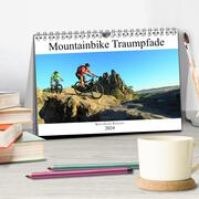 Mountainbike Traumpfade (Tischkalender 2024 DIN A5 quer), CALVENDO Monatskalender - Abbildung 2