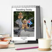 Travelling Teddy Kuba Edition 2024 (Tischkalender 2024 DIN A5 hoch), CALVENDO Monatskalender - Abbildung 2