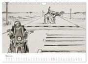 Passion Motorradfahren - Skizzen von der Freiheit auf dem Motorrad (Wandkalender 2024 DIN A4 quer), CALVENDO Monatskalender - Abbildung 7