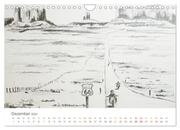Passion Motorradfahren - Skizzen von der Freiheit auf dem Motorrad (Wandkalender 2024 DIN A4 quer), CALVENDO Monatskalender - Abbildung 14
