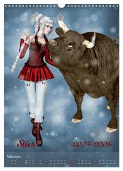Mädchen im Manga Style (Sternzeichen) (Wandkalender 2024 DIN A3 hoch), CALVENDO Monatskalender - Abbildung 7
