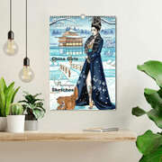 China Girls - Burlesque Sketches (Wandkalender 2024 DIN A3 hoch), CALVENDO Monatskalender - Abbildung 2