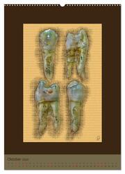 Zähne auf Leinwand (hochwertiger Premium Wandkalender 2024 DIN A2 hoch), Kunstdruck in Hochglanz - Abbildung 11