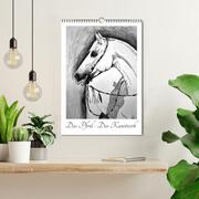 Das Pferd - Das Kunstwerk (Wandkalender 2024 DIN A3 hoch), CALVENDO Monatskalender - Abbildung 2