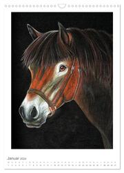 Das Pferd - Das Kunstwerk (Wandkalender 2024 DIN A3 hoch), CALVENDO Monatskalender - Abbildung 3