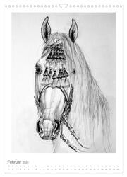 Das Pferd - Das Kunstwerk (Wandkalender 2024 DIN A3 hoch), CALVENDO Monatskalender - Abbildung 4